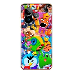 Чехол для Realme GT 7Pro Бравл Старс (VPrint) (герои Бравл Старс)