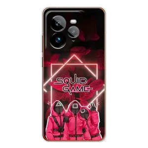 Чехол Гра в кальмара для Realme GT 7Pro (Охранники Игра кальмара)