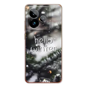 Новогодние, Праздничные Чехлы для Realme GT 7Pro - 2024 год (Hello winter)