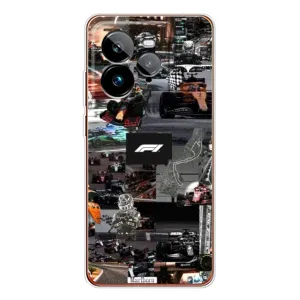 Чохол Формула1 на Realme GT 7Pro (Гоночний колаж Ф1)