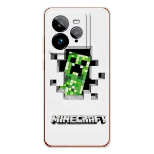 Чохол Майнкрафт на Realme GT 7Pro (AlphaPrint) Minecraft (кріпер Майнкрафт)