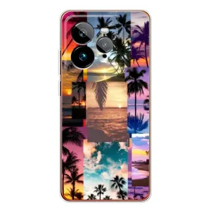 Силиконовый чехол с КАРТИНКАМИ лето для Realme GT 7Pro (AlphaPrint) (Летний отпуск)