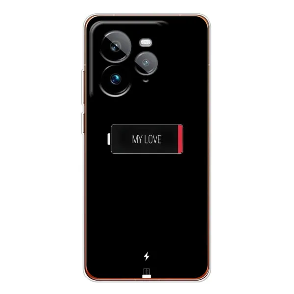 Чехол с принтом «Love battery» для Realme GT 7Pro
