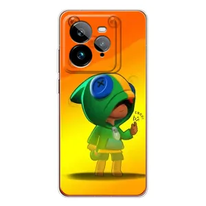 Чехол для Realme GT 7Pro Бравл Старс (VPrint) (Мальчик Леон)