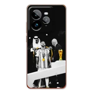 Чехлы для Realme GT 7Pro (Leo чемпион) (AlphaPrint) (Месси в накидке)
