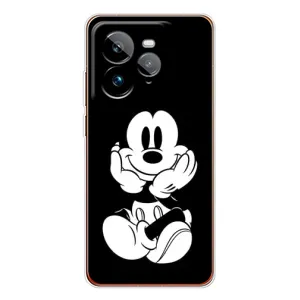 Міккі Маус чохол для Realme GT 7Pro (AlphaPrint - Мультяшні) (Маус на чорному)
