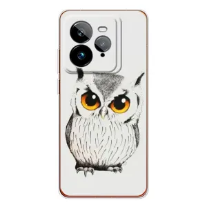 Чехол с птицами на Realme GT 7Pro (VPrint) (Милая Сова)