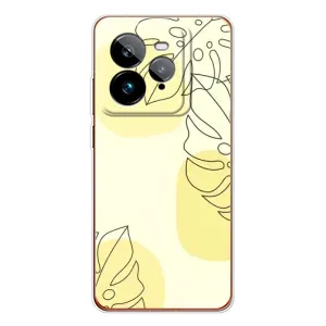 Силконовий чохол з принтом в квітах на Realme GT 7Pro