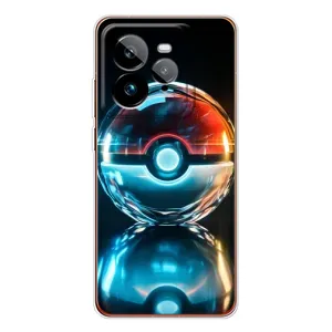 Чехол с Пикачу на Realme GT 7Pro (Мяч Пикачу)