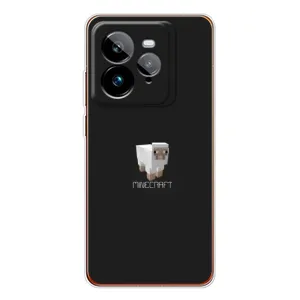 Чохол Майнкрафт на Realme GT 7Pro (AlphaPrint) Minecraft (Овечка Майнкрафт)