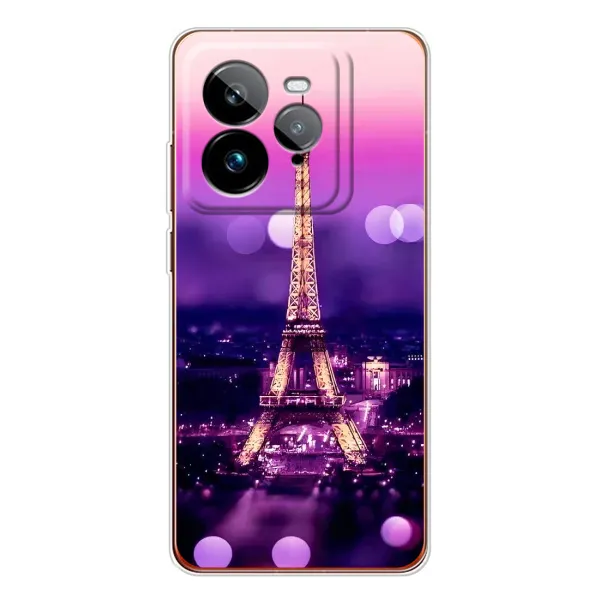 Чехол с принтом «Париж Башня» для Realme GT 7Pro