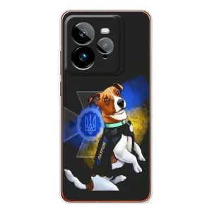 Чохли з картинкою собаки Патрон для Realme GT 7Pro (AlphaPrint) (Патрон собачка)