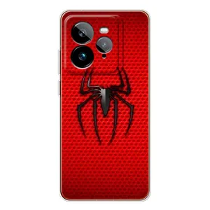 Чехол с человеком пауком для Realme GT 7Pro - (AlphaPrint) (Паук Марвел)