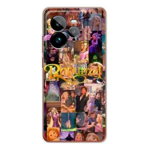Чехол Рапунцель для Realme GT 7Pro (Коллаж Рапунцель)