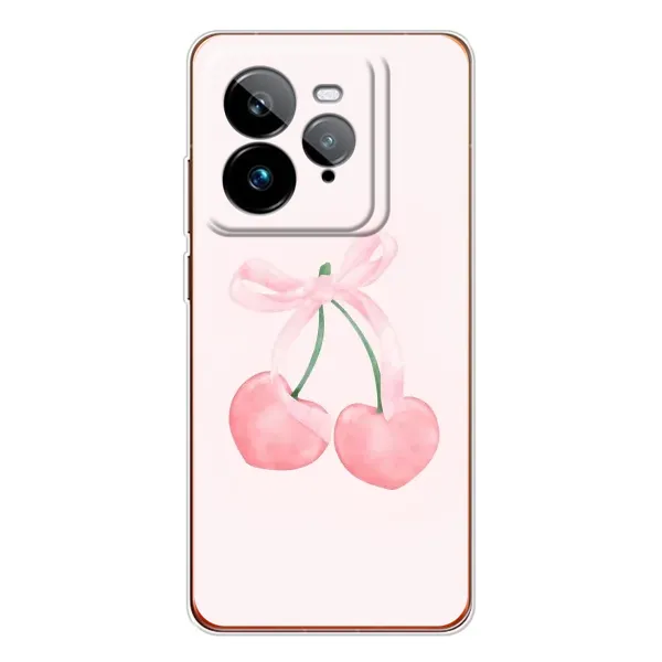 Чехол с принтом «Розовые вишни» для Realme GT 7Pro Чехол с принтом «Розовые вишни» для Realme GT 7Pro