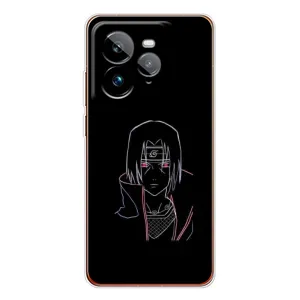 Чехлы на тему: Итачи Учиха для Realme GT 7Pro (AlphaPrint) (силуэт Итачи)