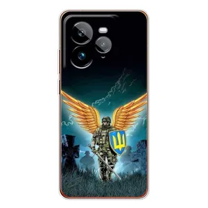Чехлы с картинкой ЗСУ для Realme GT 7Pro (AlphaPrint) (Солдат ЗСУ)