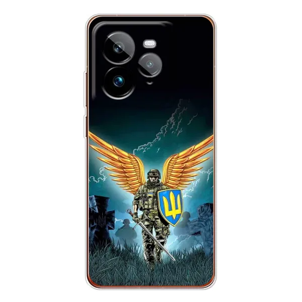 Чохол з принтом «Солдат ЗСУ» для Realme GT 7Pro