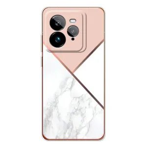 Мраморный чехол на Realme GT 7Pro (VPrint) (Тройной мрамор)