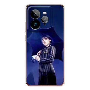 Чохли Венсдей на Realme GT 7Pro Уенсдей (AlphaPrint) (Венздей з парасолькою)