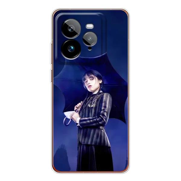 Чехол с принтом «Уэнздей с зонтом» для Realme GT 7Pro