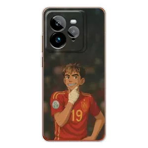 Чохол з футболістом Ламін Ямаль Realme GT 7Pro (Ямаль аніме)