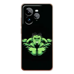 Чохли з героями Марвел Realme GT 7Pro (VPrint) (Зелений Халк)