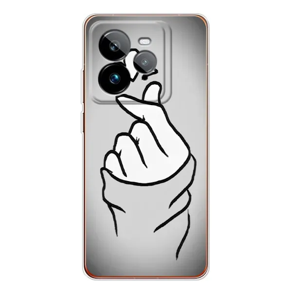 Чехол с принтом «Значок Love» для Realme GT 7Pro
