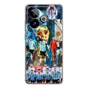 Чехлы Месси для Realme GT 7T (AlphaPrint) (Аргентина Месси)
