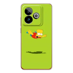 Чjхол з Сімпсонами для Realme GT 7T (VPrint) (Барт Сімпсон)