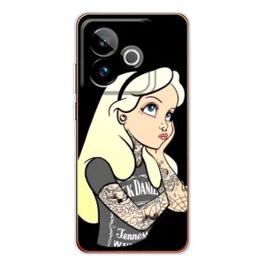 Чохол з друком для Realme GT 7T - (Мода) (AlphaPrint) (Дівчина в тату)