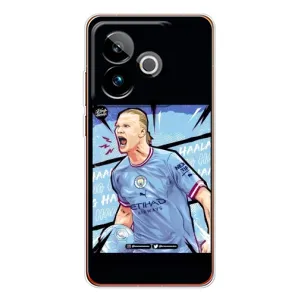 Чехлы с футболистом Ерлинг Холанд для Realme GT 7T (AlphaPrint) (гол Эрлинг Холланд)