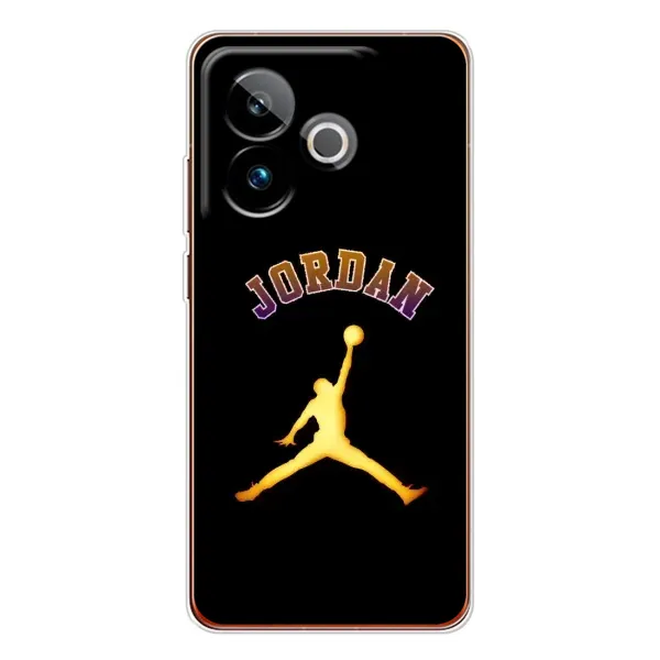 Чехол с принтом «Jordan Gold» для Realme GT 7T Чехол с принтом «Jordan Gold» для Realme GT 7T