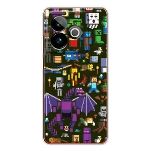 Чехол Майнкрафт на Realme GT 7T (AlphaPrint) Minecraft