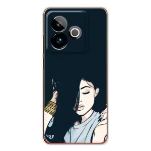 Чохол з друком для Realme GT 7T - (Мода) (AlphaPrint) (Гарна дівчина)