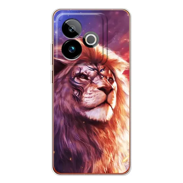 Чехол с принтом «Красочный Лев» для Realme GT 7T