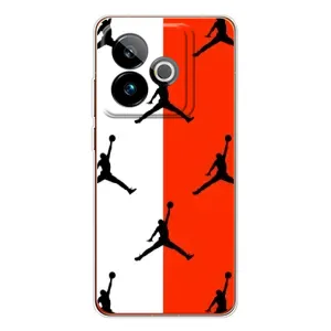 Чехлы для Realme GT 7T - с картинкой JORDAN (AlphaPrint) (Лого Джордан)
