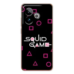 Чехол Гра в кальмара для Realme GT 7T (Паттерн Игра кальмара)