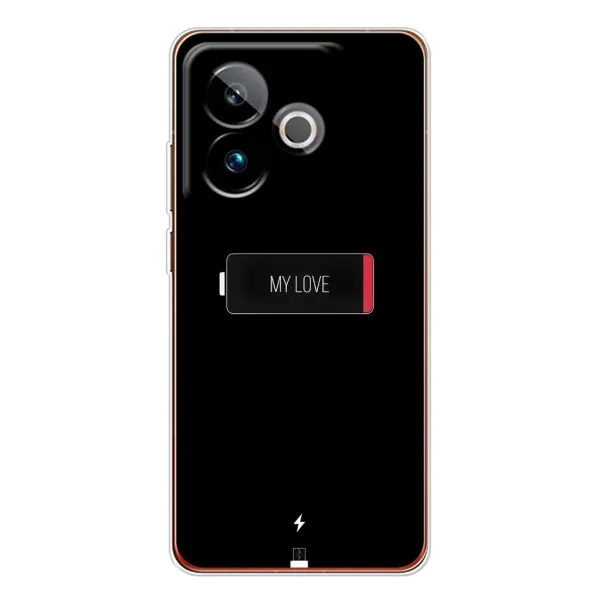 Чохол з принтом «Love battery» для Realme GT 7T