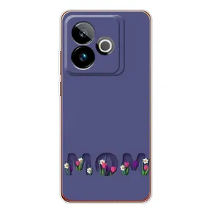 Чехлы для мамы на Realme GT 7T (Мама в цветах)