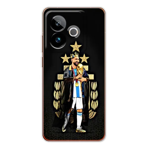 Чехол с принтом «Месси Король» для Realme GT 7T Чехол с принтом «Месси Король» для Realme GT 7T