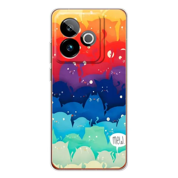 Чехол с принтом «Mew» для Realme GT 7T Чехол с принтом «Mew» для Realme GT 7T