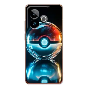 Чехол с Пикачу на Realme GT 7T (Мяч Пикачу)