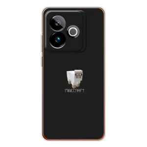 Чехол Майнкрафт на Realme GT 7T (AlphaPrint) Minecraft (Овечка Майнкрафт)