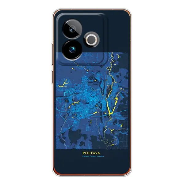 Чехол с принтом «Полтава» для Realme GT 7T
