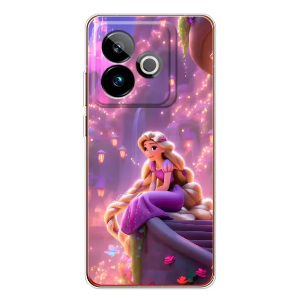 Чохол з принтом «Рапунцель у замку» для Realme GT 7T Чохол з принтом «Рапунцель у замку» для Realme GT 7T