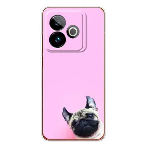 Чехлы с собаками для Realme GT 7T (VPrint) (Смешная собака)