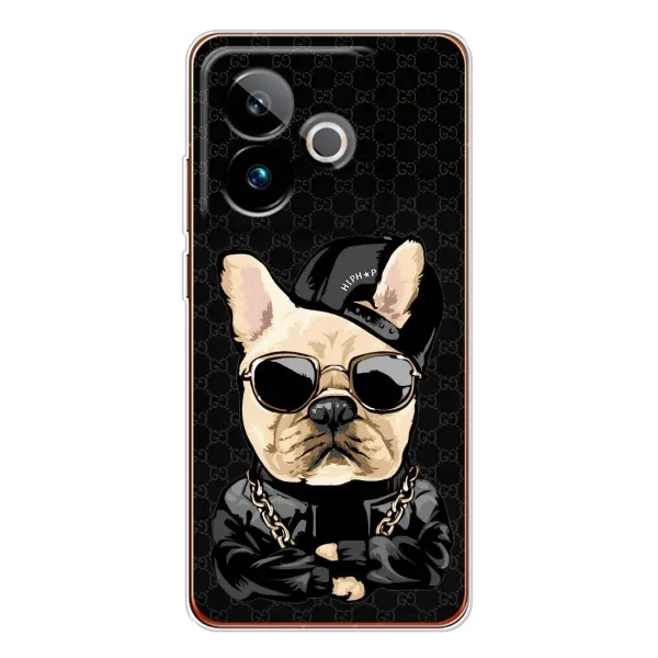 Чехол с принтом «Стильная собака» для Realme GT 7T