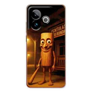 Чохол з мемом Тралалело тралала на Realme GT 7T (Тунг тунг сахур)