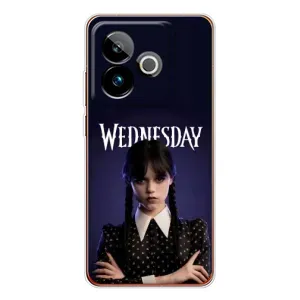 Силиконовый чехол с картинкой для Realme GT 7T (Wednesday)